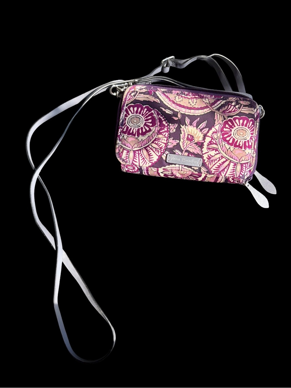 Vera Bradley Pink and Purple Floral Crossbody